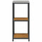 vidaXL Kitchen Storage Shelf with Shelf Rusty Weathering steel