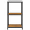 vidaXL Kitchen Storage Shelf with Shelf Rusty Weathering steel