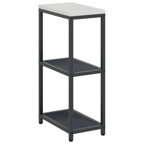 vidaXL Kitchen Storage Shelf with Shelf with Storage Anthracite Steel