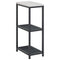 vidaXL Kitchen Storage Shelf with Shelf with Storage Anthracite Steel