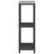 vidaXL Kitchen Storage Shelf with Shelf with Storage Anthracite Steel