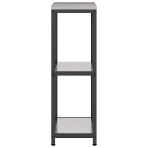 vidaXL Kitchen Storage Shelf with Shelf Silver Stainless steel