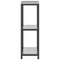 vidaXL Kitchen Storage Shelf with Shelf Silver Stainless steel