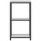 vidaXL Kitchen Storage Shelf with Shelf Silver Stainless steel