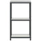 vidaXL Kitchen Storage Shelf with Shelf Silver Galvanised steel
