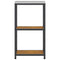 vidaXL Kitchen Storage Shelf with Shelf Rusty Weathering steel