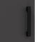 vidaXL Kitchen Storage Cabinet with Shelf with Storage Black Steel
