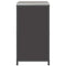 vidaXL Kitchen Storage Cabinet with Shelf with Storage Black Steel