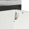 vidaXL Kitchen Storage Cabinet with Shelf with Storage White Steel