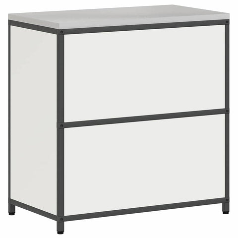vidaXL Kitchen Storage Cabinet with Shelf with Storage White Steel