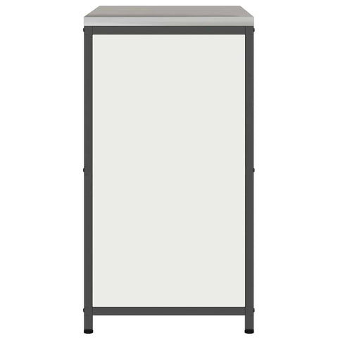 vidaXL Kitchen Storage Cabinet with Shelf with Storage White Steel