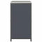 vidaXL Kitchen Storage Cabinet with Shelf with Door Anthracite Steel
