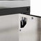 vidaXL Kitchen Storage Cabinet with Shelf with Storage with Door Silver Stainless steel