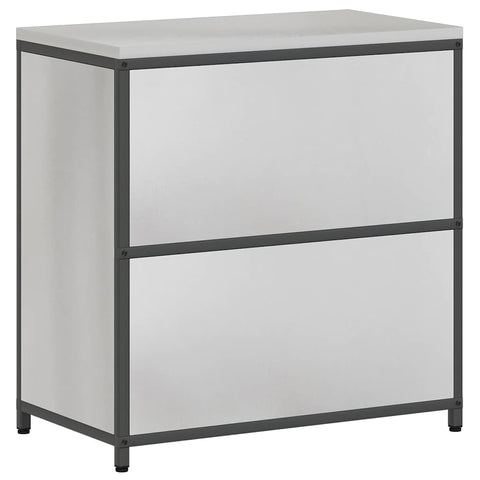 vidaXL Kitchen Storage Cabinet with Shelf with Storage with Door Silver Stainless steel
