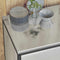 vidaXL Kitchen Storage Cabinet with Shelf Silver Galvanised steel