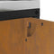 vidaXL Kitchen Storage Cabinet with Shelf Rusty Weathering steel