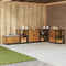vidaXL Kitchen Storage Cabinet with Shelf Rusty Weathering steel