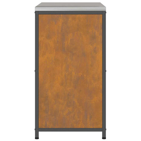vidaXL Kitchen Storage Cabinet with Shelf Rusty Weathering steel