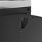 vidaXL Kitchen Storage Cabinet with Shelf with Storage Black Steel
