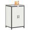 vidaXL Kitchen Storage Cabinet with Shelf with Storage White Steel