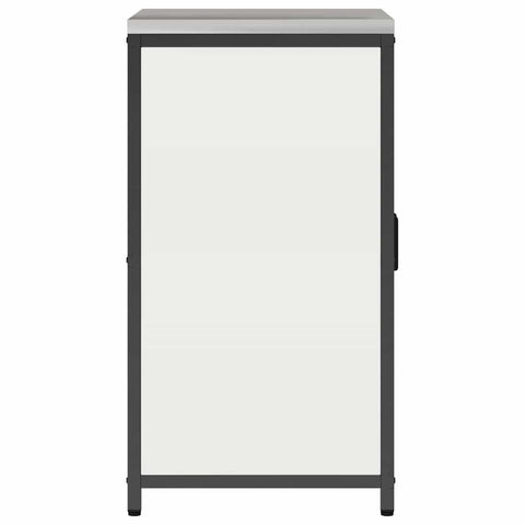 vidaXL Kitchen Storage Cabinet with Shelf with Storage White Steel