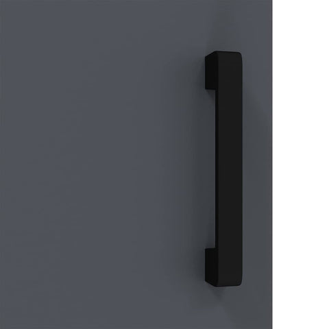 vidaXL Kitchen Storage Cabinet with Shelf with Door Anthracite Steel
