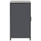 vidaXL Kitchen Storage Cabinet with Shelf with Door Anthracite Steel