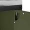 vidaXL Kitchen Storage Cabinet with Shelf with Door Olive green Steel