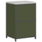 vidaXL Kitchen Storage Cabinet with Shelf with Door Olive green Steel