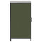 vidaXL Kitchen Storage Cabinet with Shelf with Door Olive green Steel