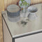 vidaXL Kitchen Storage Cabinet with Shelf Silver Stainless steel