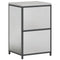vidaXL Kitchen Storage Cabinet with Shelf Silver Stainless steel