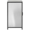 vidaXL Kitchen Storage Cabinet with Shelf Silver Stainless steel