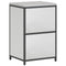 vidaXL Kitchen Storage Cabinet with Shelf Silver Galvanised steel