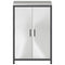 vidaXL Kitchen Storage Cabinet with Shelf Silver Galvanised steel