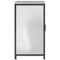 vidaXL Kitchen Storage Cabinet with Shelf Silver Galvanised steel
