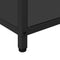 vidaXL Kitchen Storage Cabinet with Shelf with Storage Black Steel