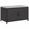 vidaXL Kitchen Storage Cabinet with Shelf with Storage Black Steel