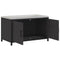 vidaXL Kitchen Storage Cabinet with Shelf with Storage Black Steel