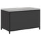 vidaXL Kitchen Storage Cabinet with Shelf with Storage Black Steel