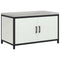 vidaXL Kitchen Storage Cabinet with Drawer with Shelf White Steel