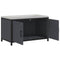 vidaXL Kitchen Storage Cabinet with Shelf with Door Anthracite Steel