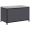 vidaXL Kitchen Storage Cabinet with Shelf with Door Anthracite Steel