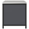 vidaXL Kitchen Storage Cabinet with Shelf with Door Anthracite Steel