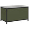 vidaXL Kitchen Storage Cabinet with Shelf with Door Olive green Steel