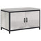 vidaXL Kitchen Storage Cabinet with Shelf Silver Stainless steel