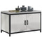 vidaXL Kitchen Storage Cabinet with Shelf Silver Stainless steel