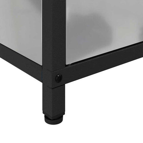 vidaXL Kitchen Storage Cabinet with Shelf Silver Galvanised steel