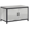 vidaXL Kitchen Storage Cabinet with Shelf Silver Galvanised steel