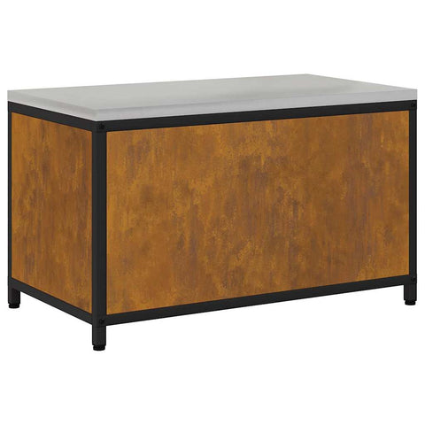 vidaXL Kitchen Storage Cabinet with Shelf Rusty Weathering steel